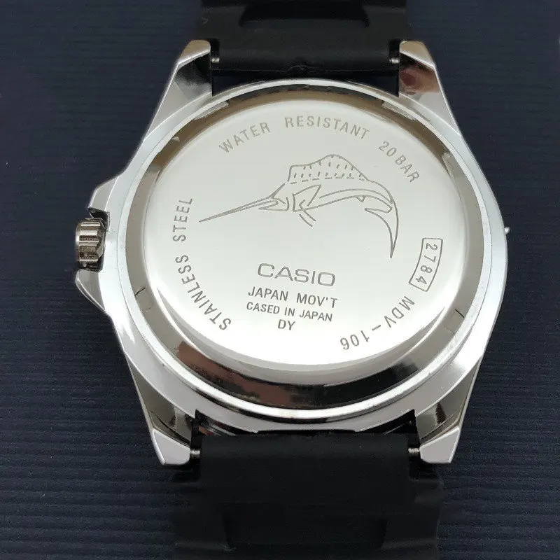 Casio Duro Analog Resin Strap Men's Watch-  MDV-106-1AV